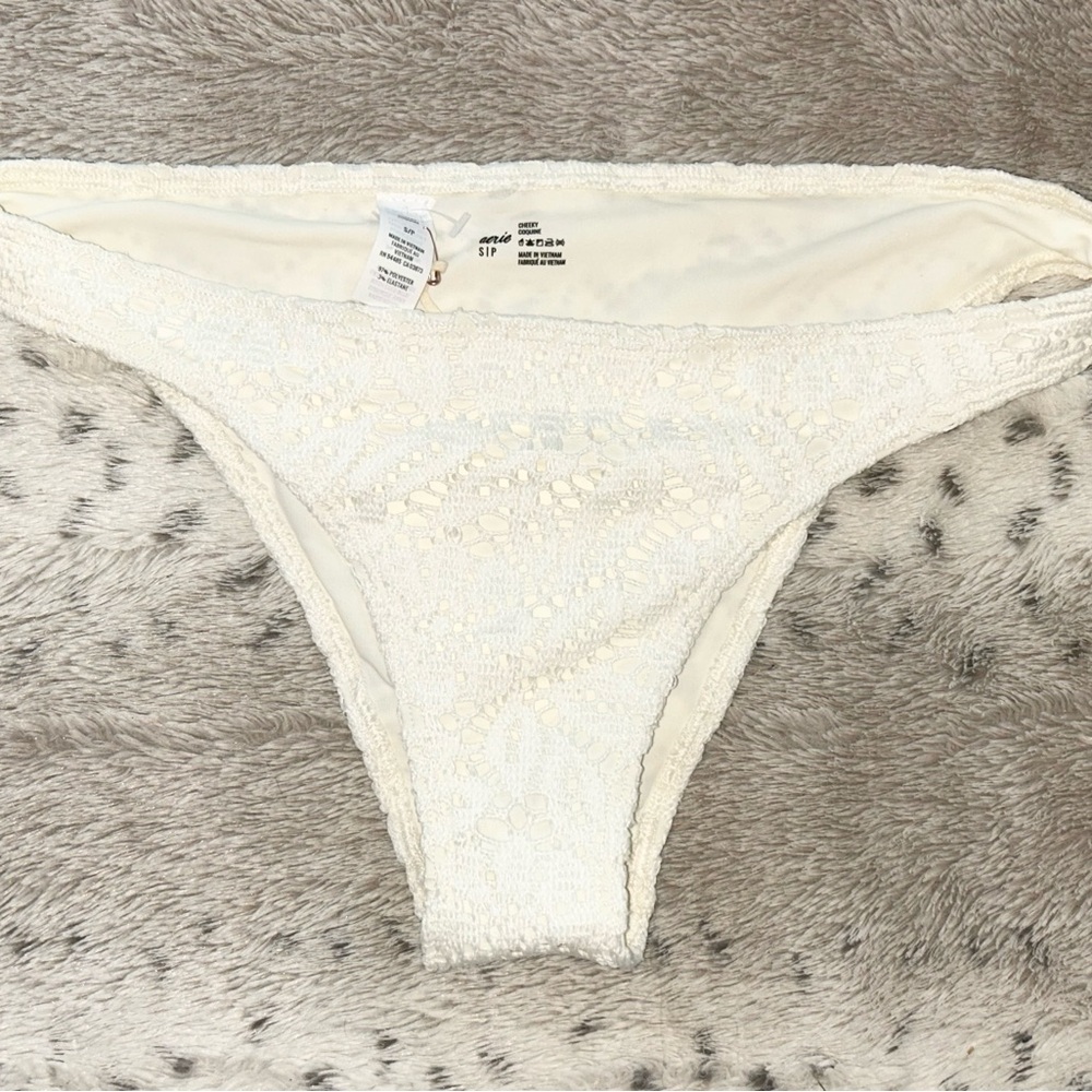 Aerie Cream Bikini Bottom